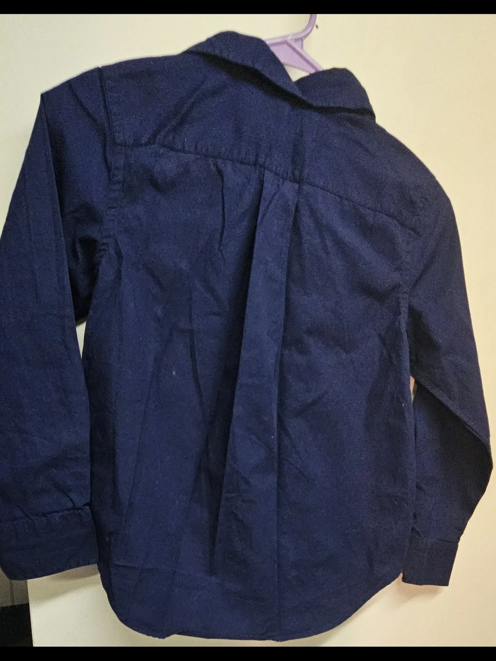 Ralph Lauren Navy Shirt with Yellow Polo Logo